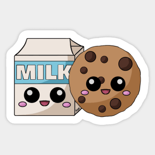 Milk and Cookies Sticker